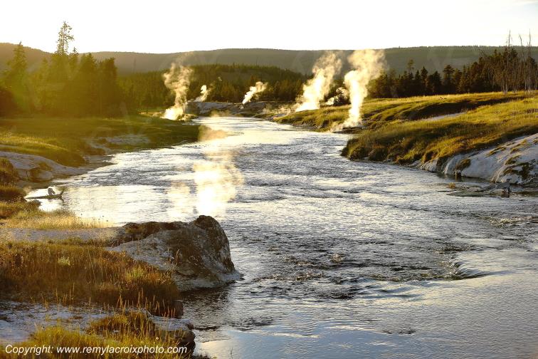 Upper Geyser Basin Yellowstone National Park Wyoming USA www.remylacroixphoto.com