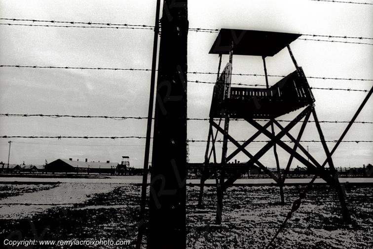 Auschwitz Birkenau camp de concentration miradors Haute-Sil�sie Pologne www.remylacroixphoto.com
