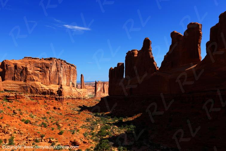 Park Avenue Arches National Park Utah USA