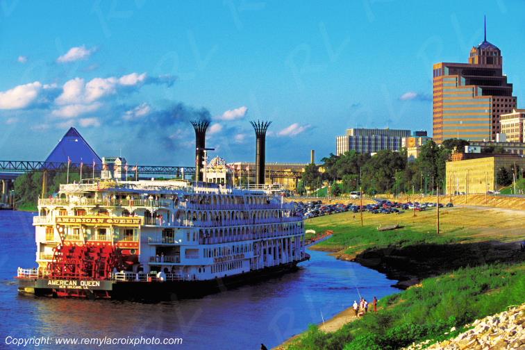 Mississippi American Queen steamboat Memphis Tennessee USA
