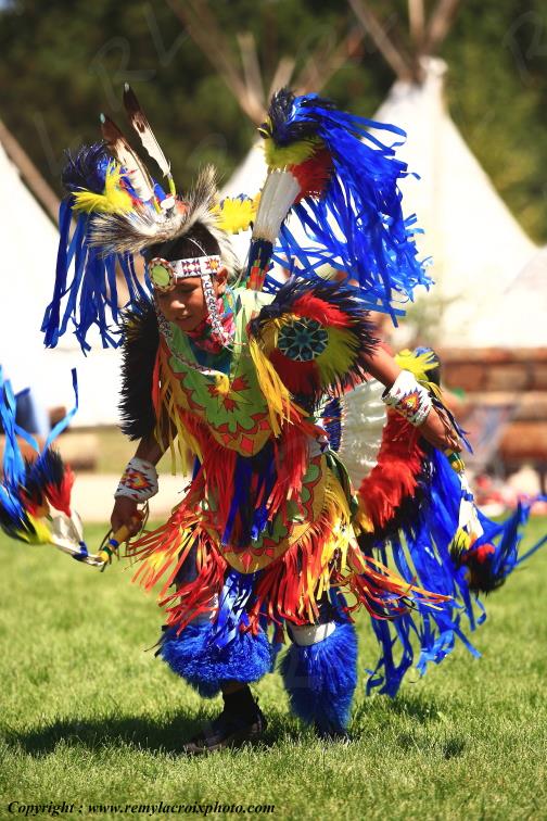 Pow-wow dancer Natives Cheyenne Wyoming USA www.remylacroixphoto.com