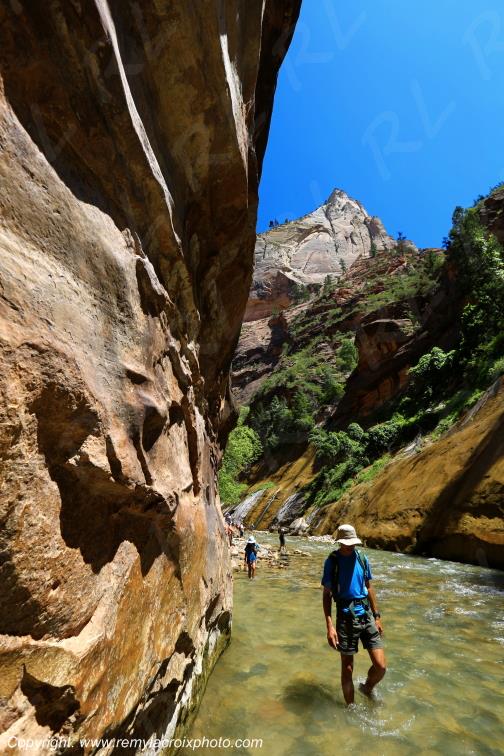 Riverside Walk Zion National Park Utah USA