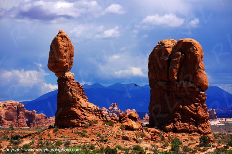 Balanced Rock Arches National Park Utah USA
