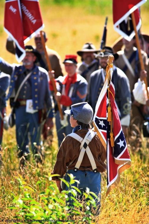 Gettysburg National Battlefield Southern soldiers Pennsylvania Pennsylvanie USA www.remylacroixphoto.com