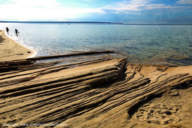 Pictured Rocks National Lakeshore Lake Superior Michigan USA