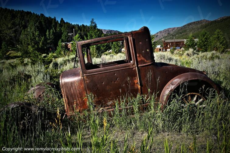 Ford T wreck Elkhorn ghost town Montana USA www.remylacroixphoto.com