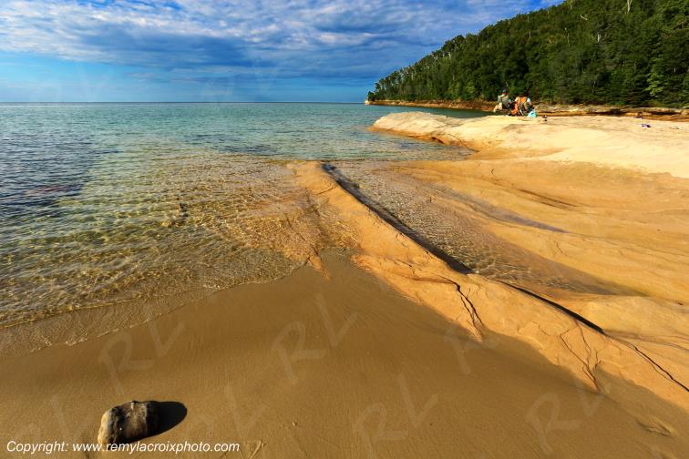 Pictured Rocks National Lakeshore Lake Superior Michigan USA