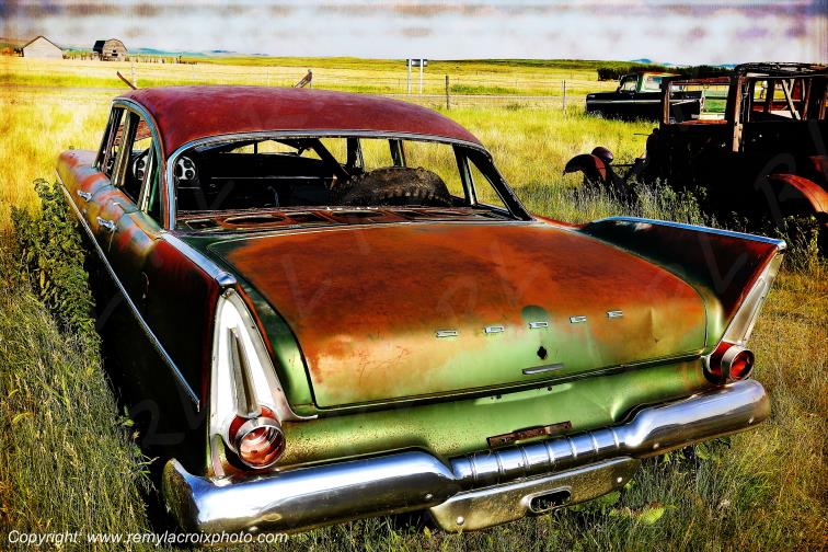 Epave Dodge Mayfair 1958 wreck Saskatchewan Canada www.remylacroixphoto.com