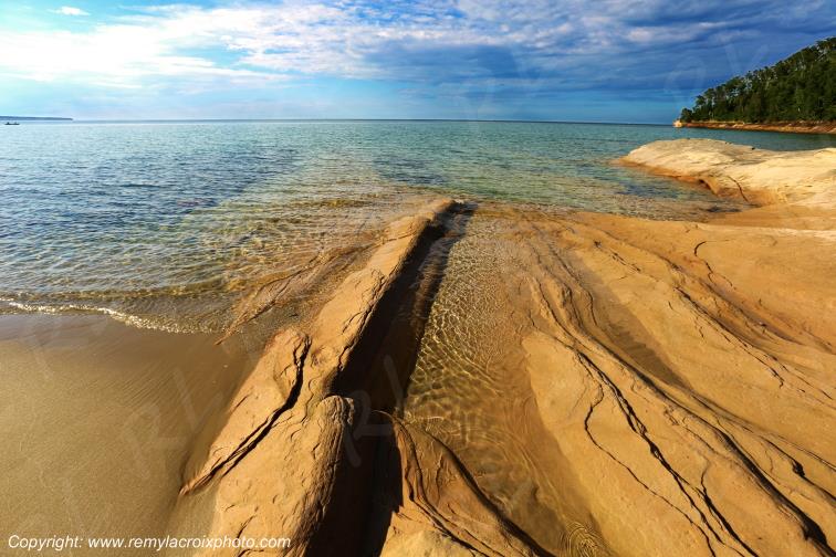 Pictured Rocks National Lakeshore Lake Superior Michigan USA