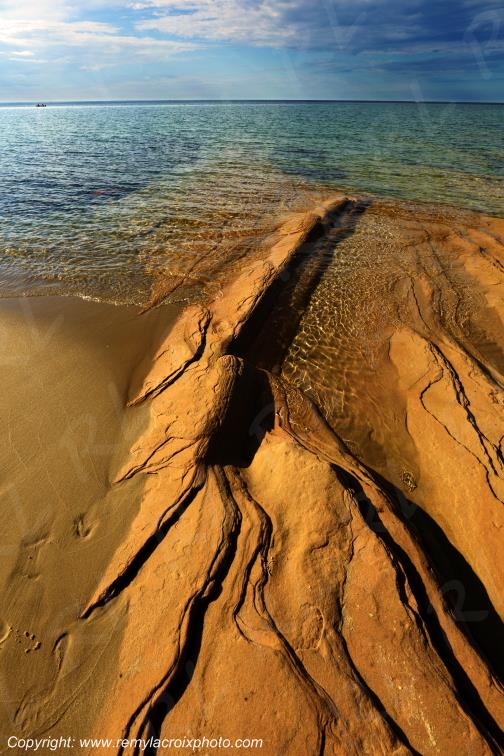 Pictured Rocks National Lakeshore Lake Superior Michigan USA