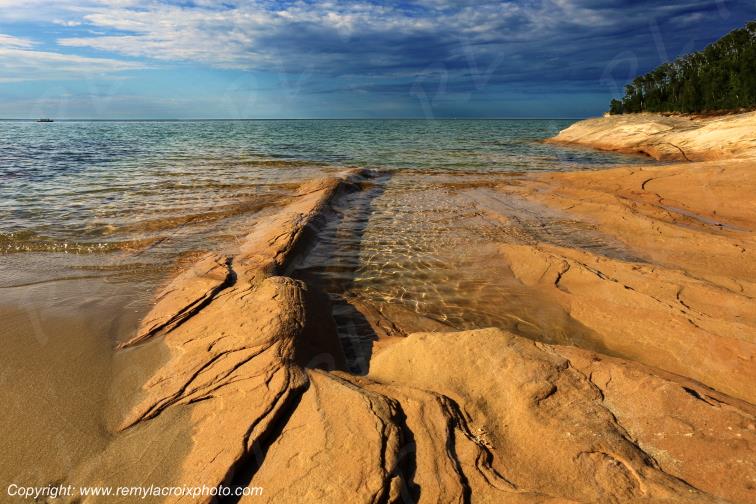 Pictured Rocks National Lakeshore Lake Superior Michigan USA