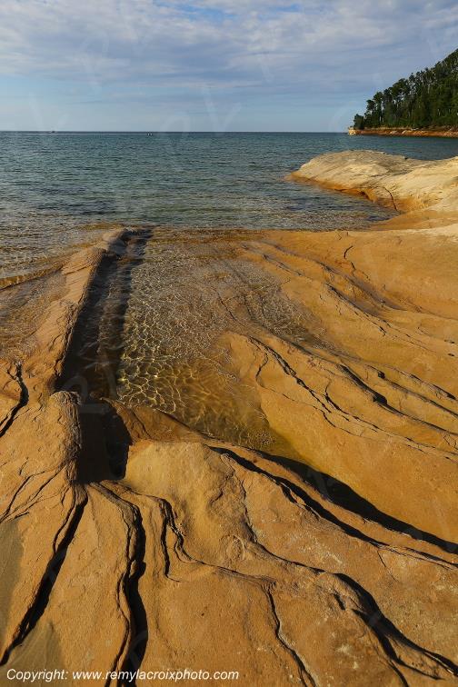 Pictured Rocks National Lakeshore Lake Superior Michigan USA
