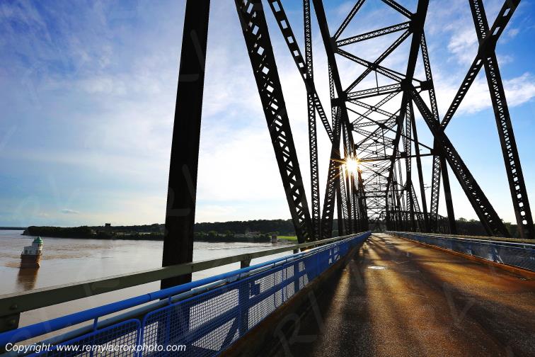 Chain of Rocks Bridge Mississippi River Route 66 Saint Louis Missouri USA www.remylacroixphoto.com