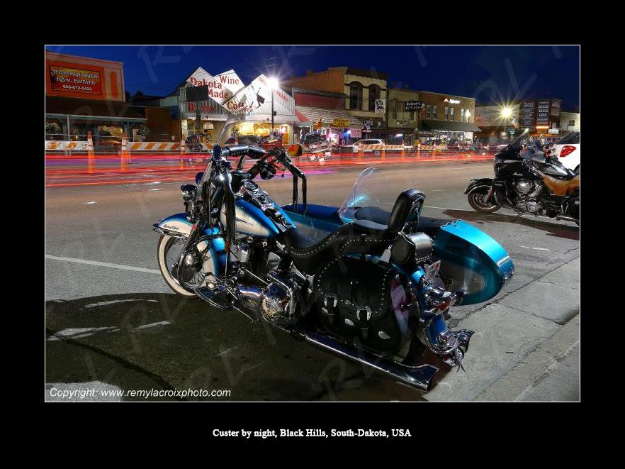 Harley-Davidson Custer Bikers Black Hills South Dakota USA www.remylacroixphoto.com