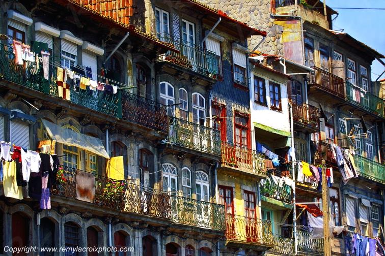Porto  Cais da Ribeira Douro River Portugal www.remylacroixphoto.com