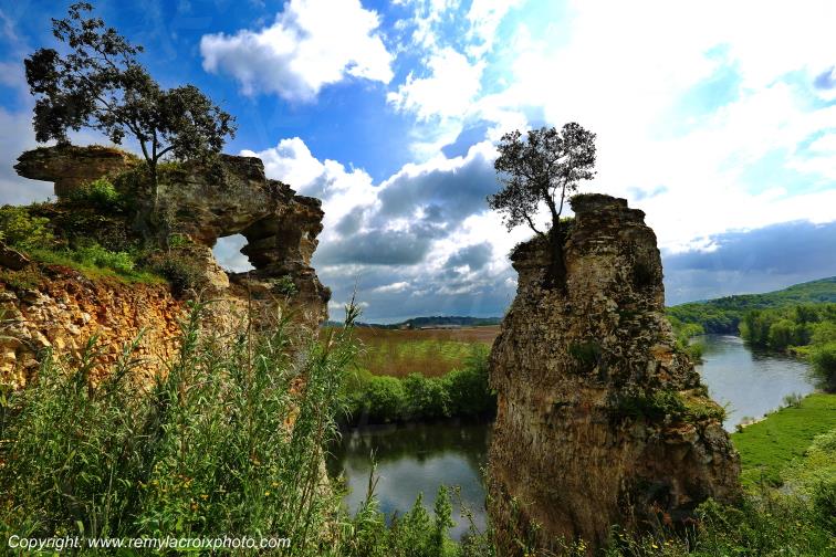 Dordogne river Montfort Dordogne Aquitaine France www.remylacroixphoto.com