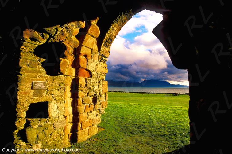 Skipness Castle Arran Island Kintyre �cosse Scotland Great-Britain Grande-Bretagne
