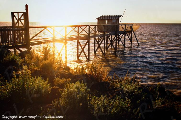 Carrelet pointe de Richard estuaire de la Gironde Aquitaine France www.remylacroixphoto.com