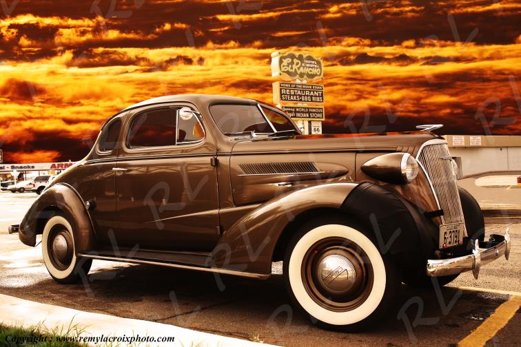 Chevrolet Coupe 1937 Gallup Route 66 New-Mexico USA