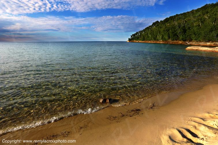Pictured Rocks National Lakeshore Lake Superior Michigan USA