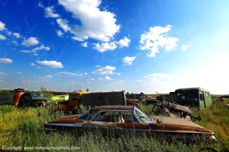 American classic car wreck Saskatchewan Canada www.remylacroixphoto.com #wreck #classiccar