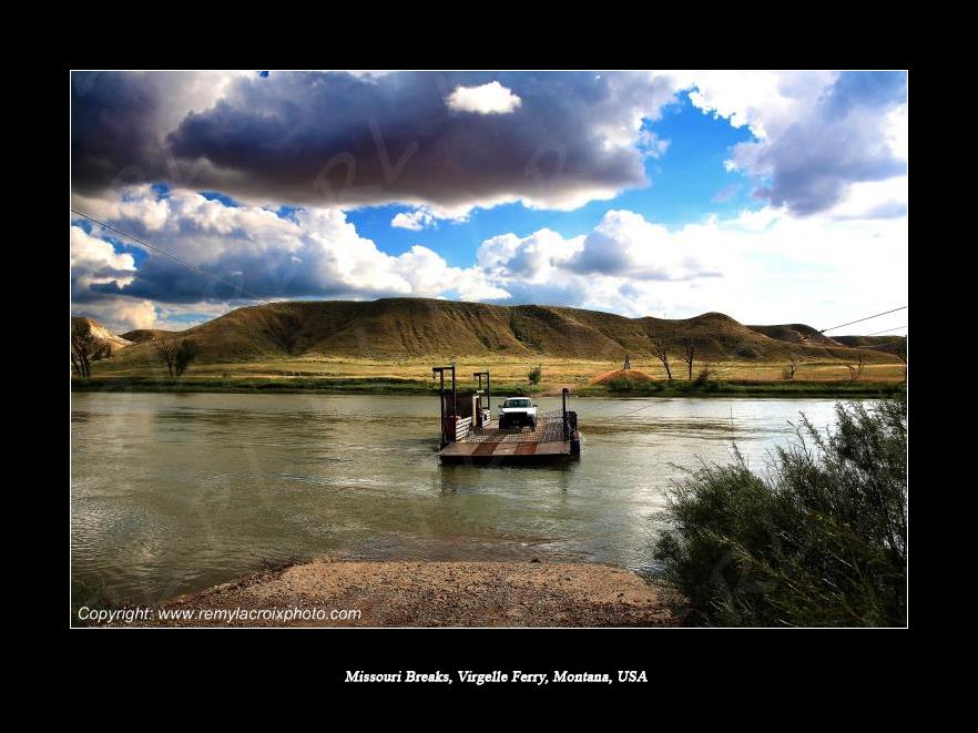 Missouri Breaks Virgelle Ferry Montana USA