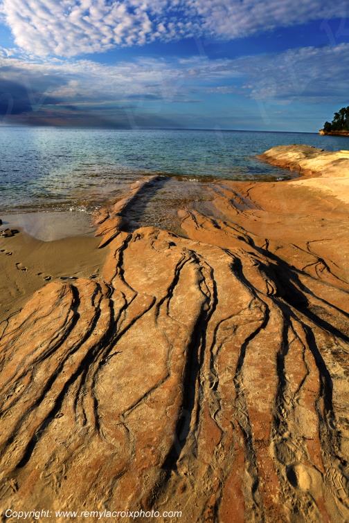 Pictured Rocks National Lakeshore Lake Superior Michigan USA