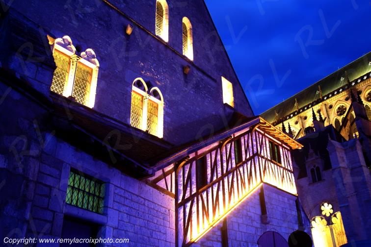 Bourges Grange aux D�mes Nuits Lumi�re Cher Berry Centre Val de Loire France