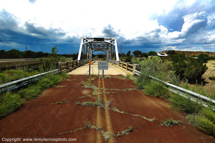 Walnut Canyon Bridge Winona Route 66 Arizona USA www.remylacroixphoto.com