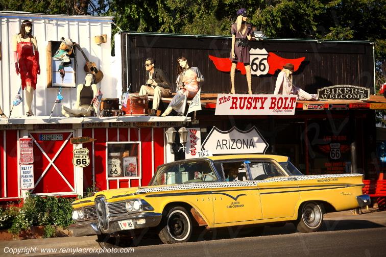 Edsel Ranger 1959 Taxi Cab Route 66 Seligman Arizona USA
