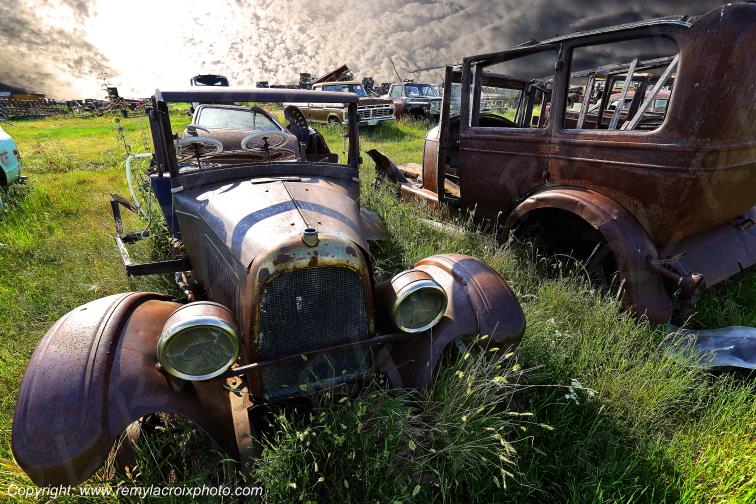 American classic car wreck Saskatchewan Canada www.remylacroixphoto.com #wreck #classiccar