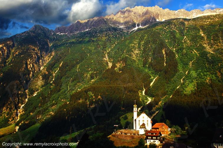 Wassen Church Uri canton Suisse Swiss Switzerland www.remylacroixphoto.com