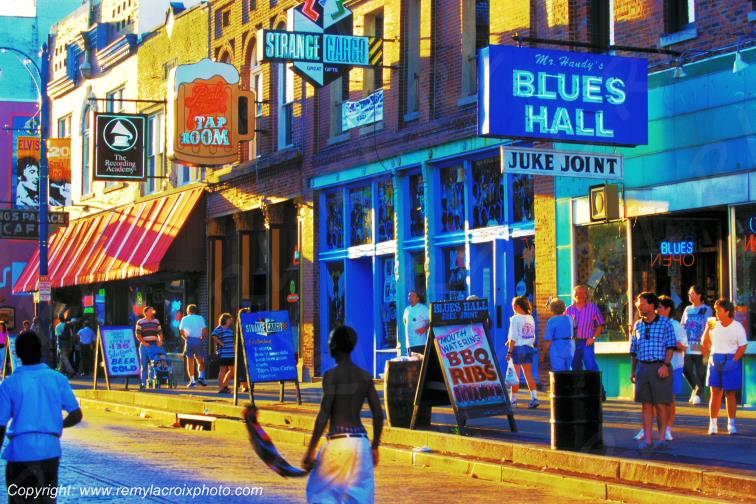 Beale Street blues rock'n'roll Memphis Tennessee USA