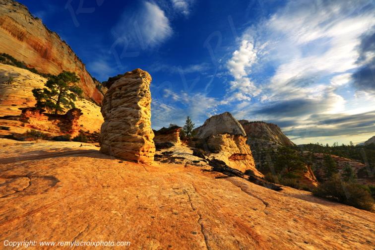 Zion National Park Mount Carmel Highway Utah USA