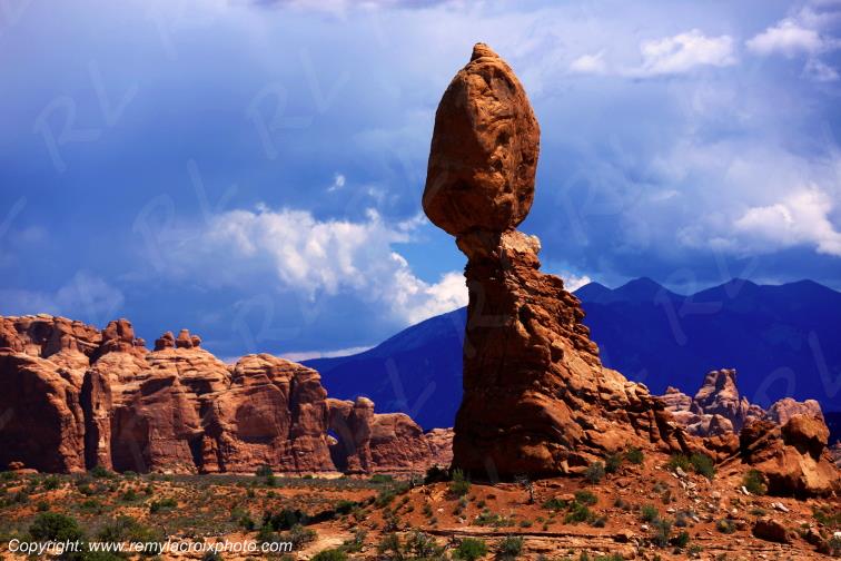 Balanced Rock Arches National Park Utah USA