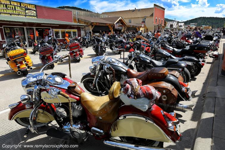 Indian Motorcycle Hill City Bikers Black Hills South Dakota USA www.remylacroixphoto.com