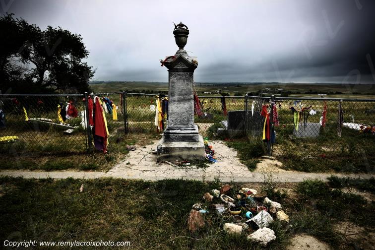 Wounded Knee Massacre Memorial South Dakota USA Natives Indians www.remylacroixphoto.com