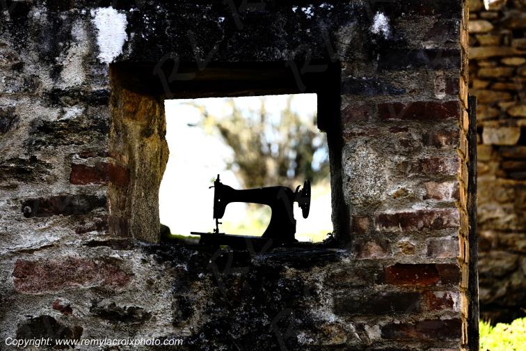Village martyr de Oradour sur Glane Haute-Vienne France