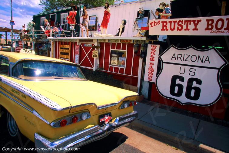 Edsel Ranger 1959 Taxi Cab Route 66 Seligman Arizona USA