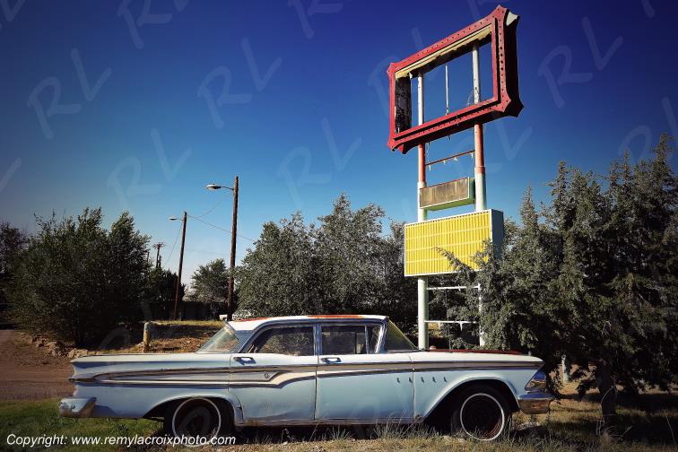 Edsel Corsair 1959 Route 66 Tucumcari New-Mexico USA www.remylacroixphoto.com