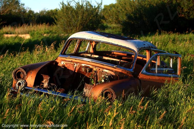 Chevrolet Bel Air 1954 wreck Temple North Dakota USA www.remylacroixphoto.com