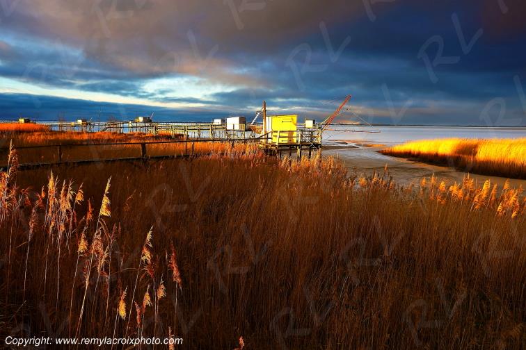 Port Conac Estuaire de la Gironde Carrelets Charente-Maritime France