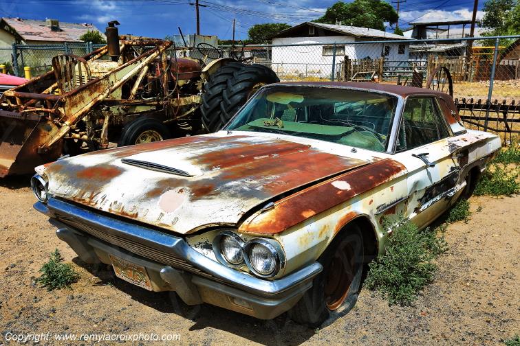 Ford Thunderbird 1964 wreck Route 66 Holbrook Arizona USA www.remylacroixphoto.com