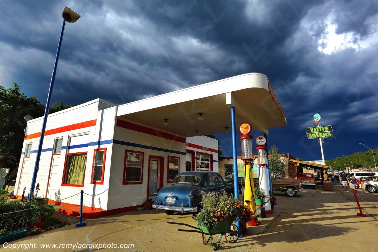 Pete's Gas Station Williams Route 66 Arizona USA www.remylacroixphoto.com