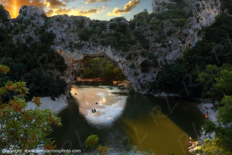 Gorges de l'Ard�che site de Pont-d'Arc Ard�che Rh�ne Alpes France