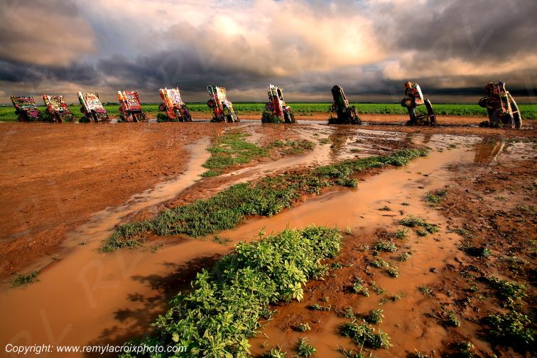 Cadillac Ranch Route 66 Amarillo Texas USA www.remylacroixphoto.com
