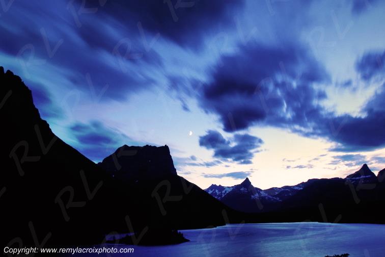 Saint Mary Lake Glacier National Park Montana USA www.remylacroixphoto.com