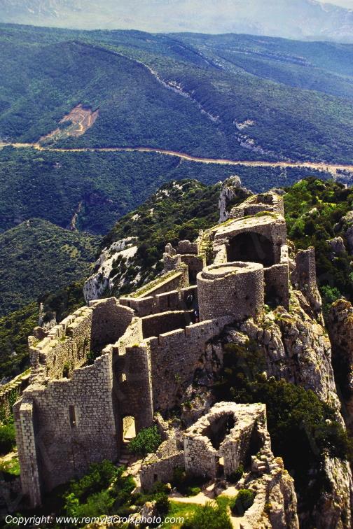 Peyrepertuse Ch�teau Cathare Corbi�res Aude Occitanie France www.remylacroixphoto.com
