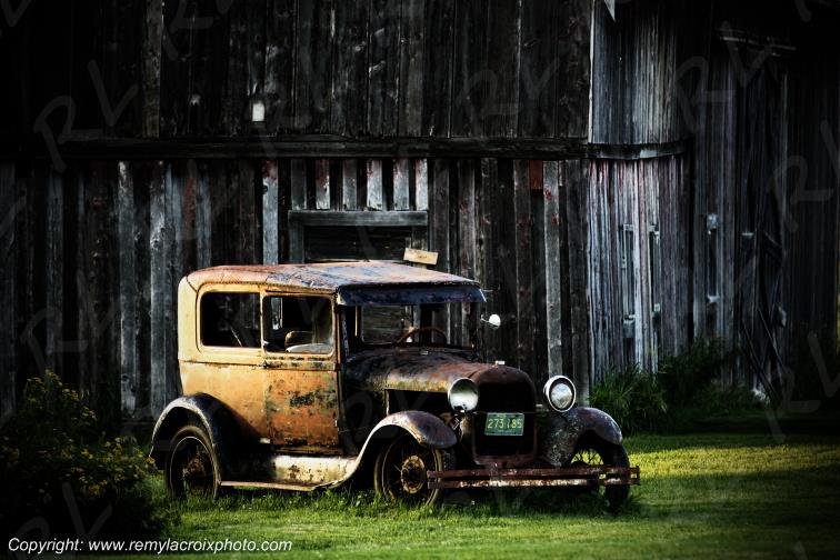 Ford T wreck Tranary Michigan USA