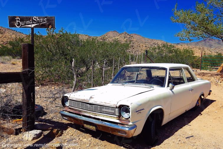 Rambler American 1966 wreck Route 66 Hackberry Arizona USA www.remylacroixphoto.com
